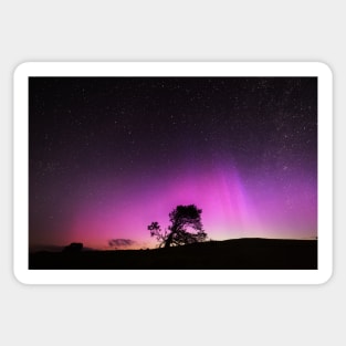 Nothern Lights over Wales Sticker